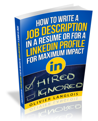 how to write a job description in a resume or for a linkedin profile for a MAXIMUM IMPACT